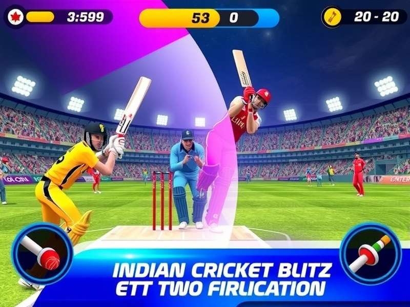 Indian Cricket Blitz Gameplay Screenshot